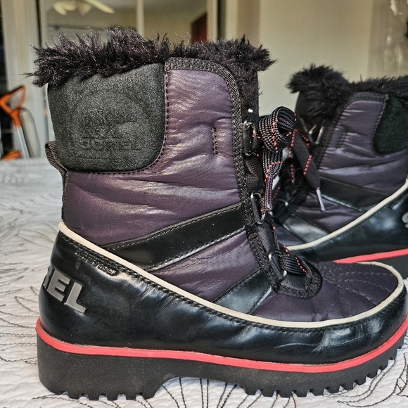 GUC Sorel Tivoli 2 Winter Snow Boot Black Women 6 - Picture 3 of 16
